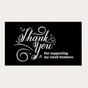 FOR SELLERS Thank you cards‎ (50 pcs) 5 designs. Small Business. New.